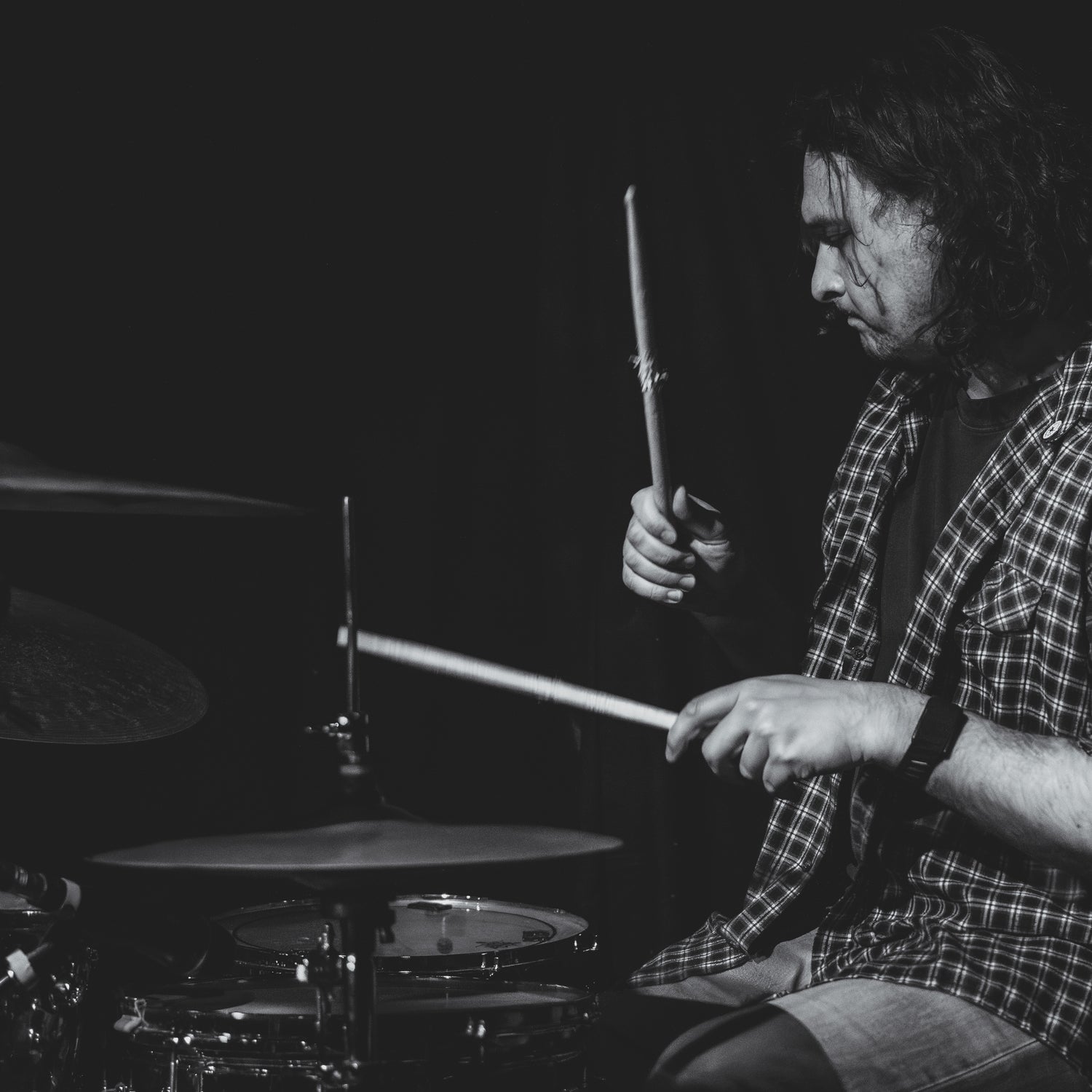 Drew Michael Playing Drums